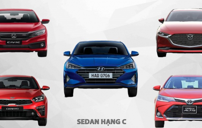 Các Mẫu Xe Sedan Hạng C Được Yêu Thích Nhất